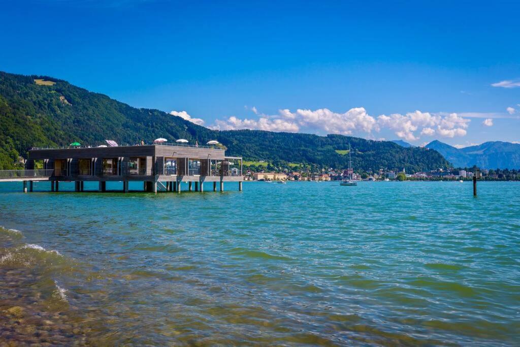 Seeparkvilla - Wohlfuehlen Am See Und Im Gruenen เบรเกนซ์ ภายนอก รูปภาพ